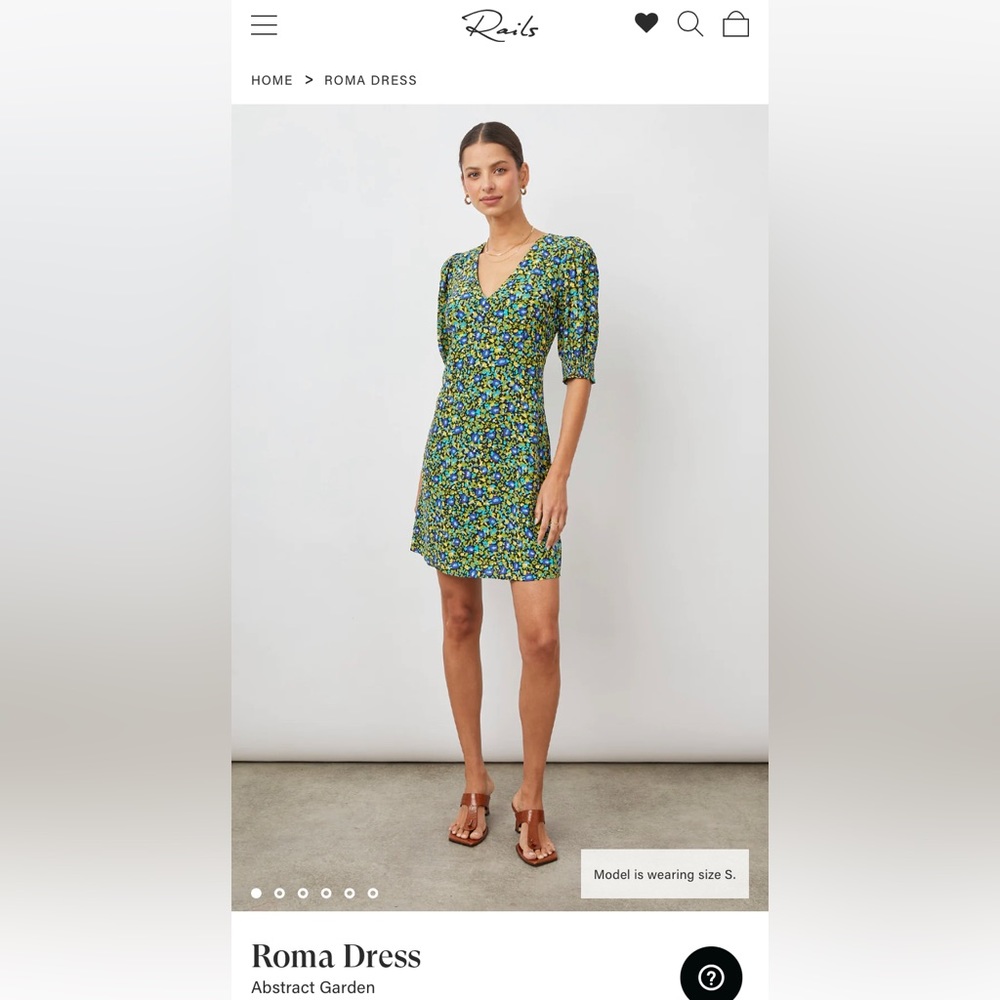 Rails Roma Dress size Medium with tags